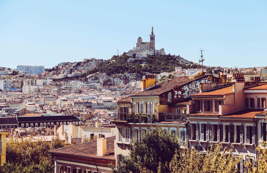 View over Marseille in the South of France